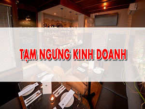 Tạm Ngưng Kinh Doanh