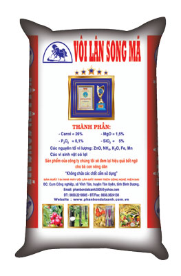 Phân bón hiệu Song Mã - Vôi Lân
