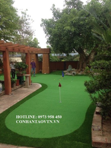 Thi công cỏ nhân tạo sân Golf