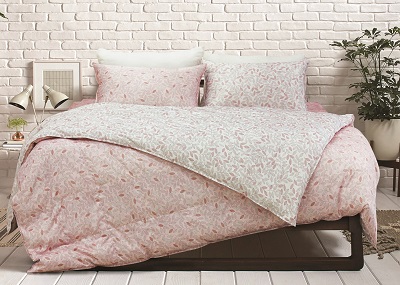 Bộ chăn ga gối - Leafty Pink
