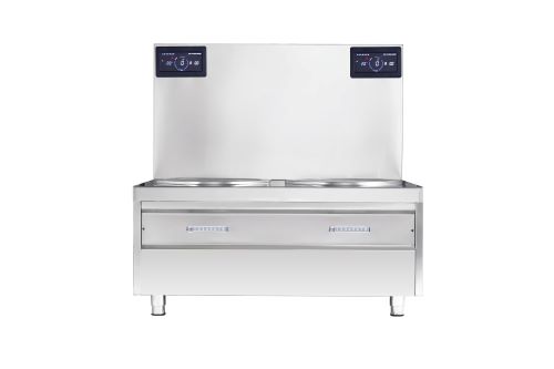 Bếp Từ Công Nghiệp Đôi 8kWx2 Mặt Phẳng