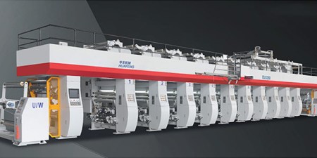 Máy in ống đồng trục in điện tử