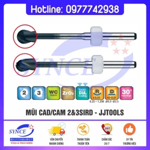 Mũi Cắt Cad/ Cam 2&3SIRD Cho Máy Sirona JJTOOLS