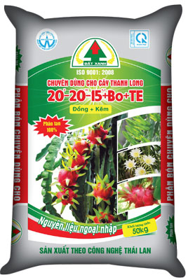 Phân bón Đất Xanh - Dùng cho cây thanh long