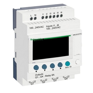SR3B101FU - Rờ Le Lập Trình Thông Minh SR3 100-240VAC, 10 IO