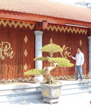 Rèm hạt gỗ hương