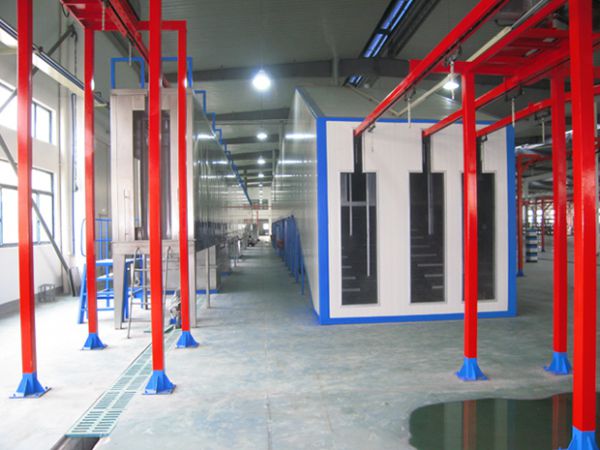 Lò sấy sơn tĩnh điện tự động