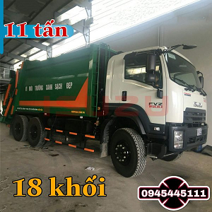 Xe Ép Rác Isuzu