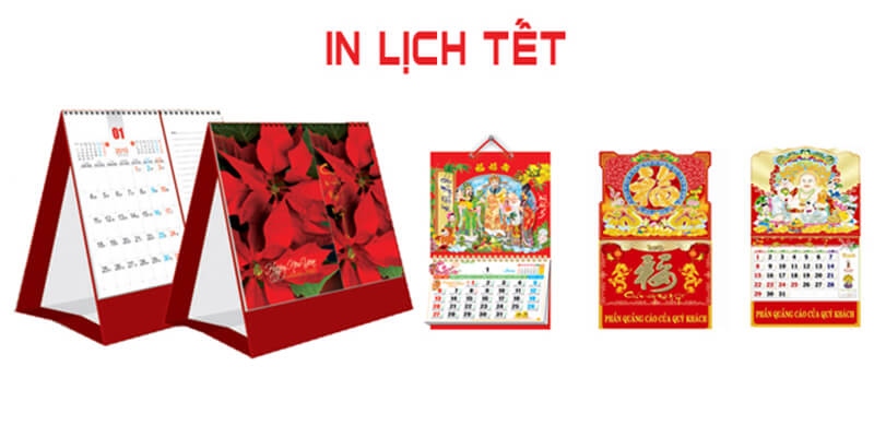 In lịch tết