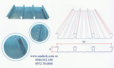 Sàn Deck H50W600