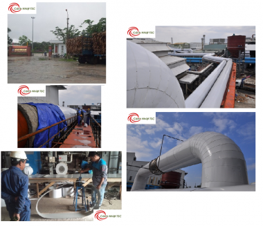 Thi công cách nhiệt bảo ôn lò hơi