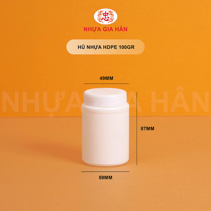 Hũ nhựa 100g