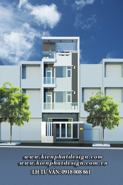 Thiết kế nhà phố hiện đại