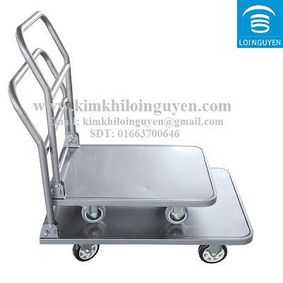 Xe đẩy tay sàn Inox