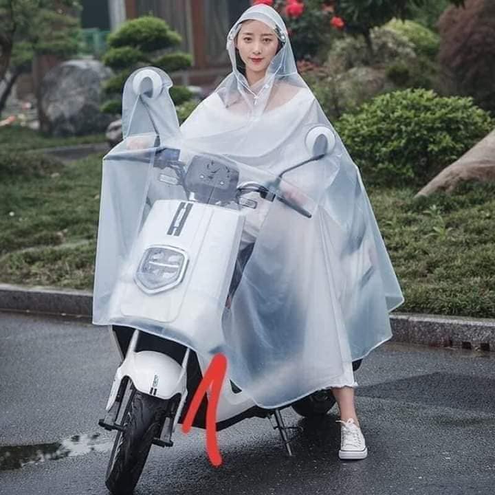 Áo mưa cánh dơi trong suốt