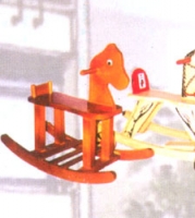 Ngựa bập bênh gỗ