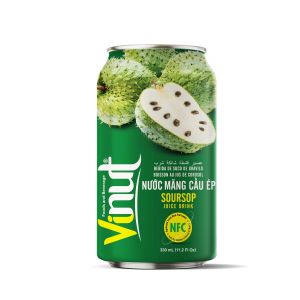 Nước Ép Mãng Cầu VINUT Đóng Lon 330ml