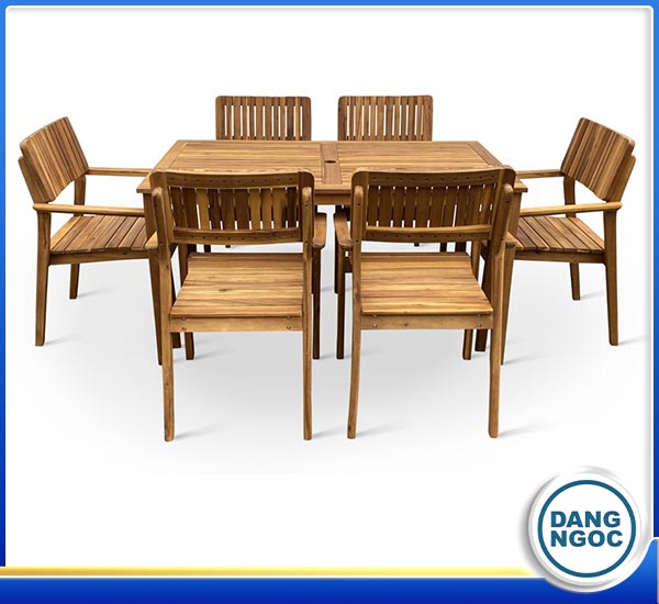 Bộ bàn ghế sân vườn acacia