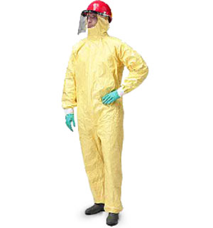 Quần áo chống hóa chất Dunpont Tychem C