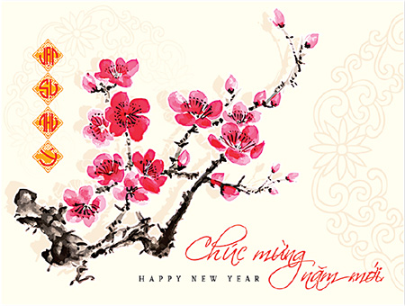 In thiệp chúc mừng năm mới