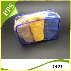 Túi PVC hộp có khóa kéo 1401