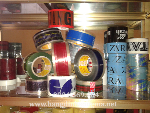 Băng dính in logo