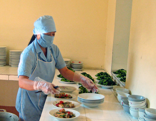Suất ăn cho Bệnh viện