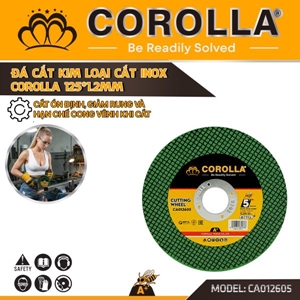 Đá Cắt Kim Loại - Inox Corolla 125x1.2mm