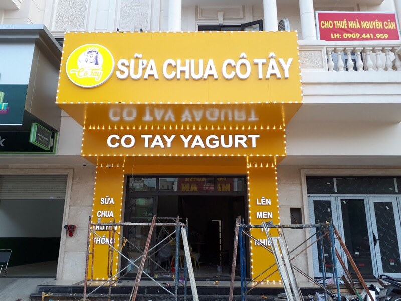Thi công bảng hiệu Alu