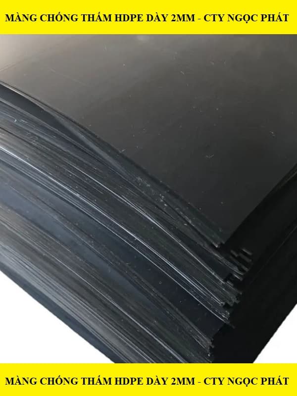 Máng chống thấm HDPE dày 2mm