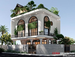 Thiết Kế Kiến Trúc Nhà Lô Góc 2 Mặt Tiền