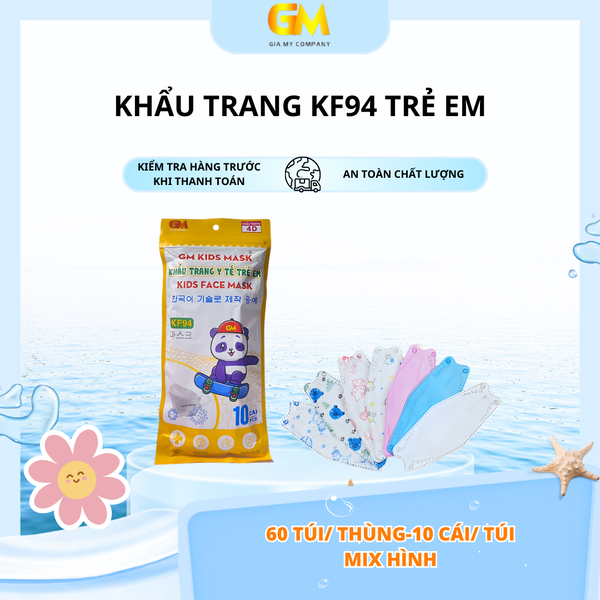 Khẩu trang KF94 trẻ em