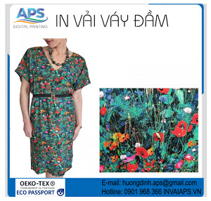 In Vải Váy Đầm