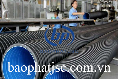 Ống Nhựa Gân Sóng HDPE 2 Vách
