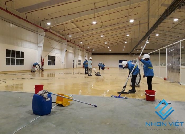 Dịch vụ vệ sinh sau xây dựng