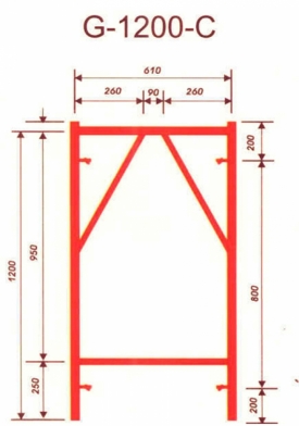 Giàn giáo xây dựng 1.2m