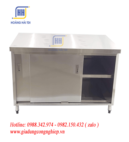 Bàn tủ quầy inox