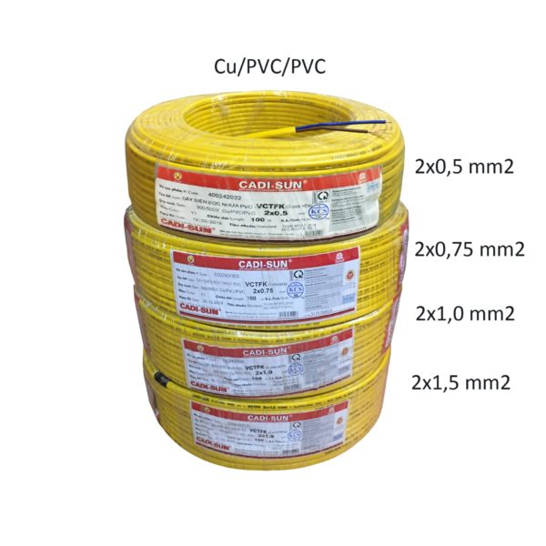 Dây Ovan 2 ruột mềm VTCFK