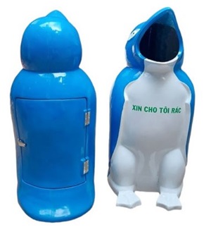 Thùng Rác Chim Cánh Cụt