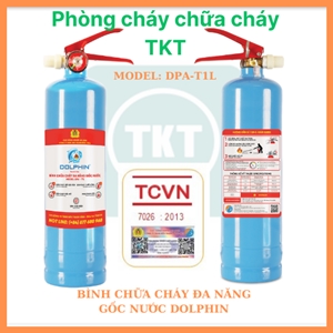 Bình Chữa Cháy Đa Năng Dolphin Pin Điện Vỏ Thép 1 Lit