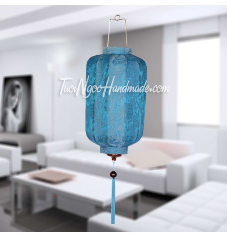 Đèn lồng tre kiểu thùng