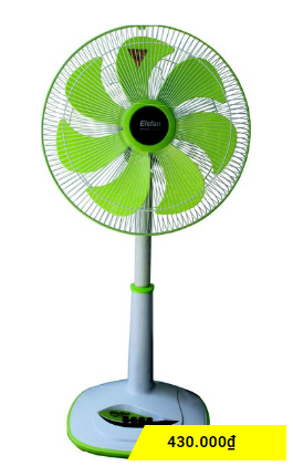 Quạt lửng thân nhựa cánh 7 lá