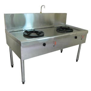 Bếp á 2 họng xòe
