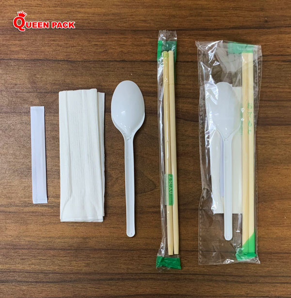 Bao bì đũa thìa dùng 1 lần