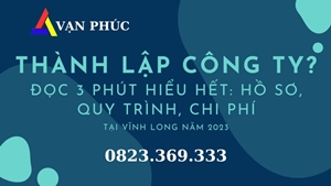 Dịch Vụ Thành Lập Công Ty TNHH Một Thành Viên