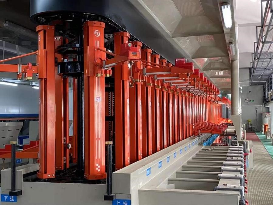 Dây chuyền mạ nâng hạ 1 cánh tay