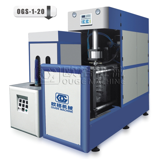 Máy thổi chai bán tự động