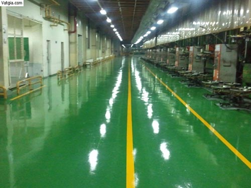 Sơn Epoxy nền nhà xưởng