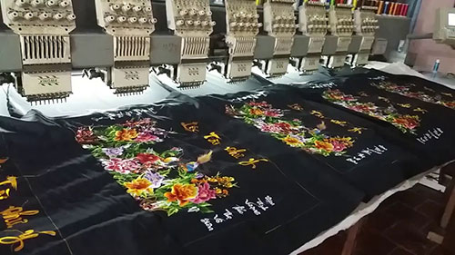 Thêu vi tính trên vải