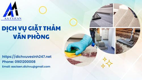 Dịch vụ giặt thảm văn phòng